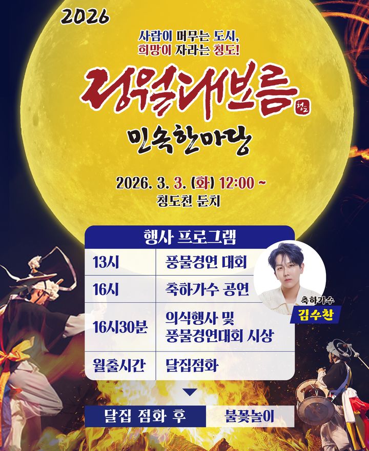 청도군, 정월대보름 민속한마당 행사 (사진=청도군 제공) *재판매 및 DB 금지