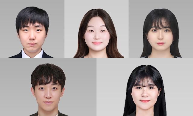 [서울=뉴시스] (왼쪽 위부터 시계방향) 서강대 컴퓨터공학과 최준석 교수, 이민영 박사과정, 박예지 석박통합과정, 김예진 석사과정, 황동준 박사과정. (사진=서강대 제공) 2026.02.20. photo@newsis.com *재판매 및 DB 금지