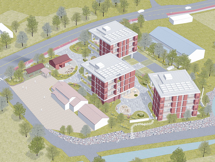 영월군 일자리 연계형 주택 건축설계 공모 당선작.(사진=영월군 제공) *재판매 및 DB 금지