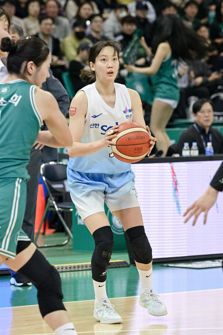 [서울=뉴시스] 여자프로농구 인천 신한은행의 신지현. (사진=WKBL 제공) *재판매 및 DB 금지