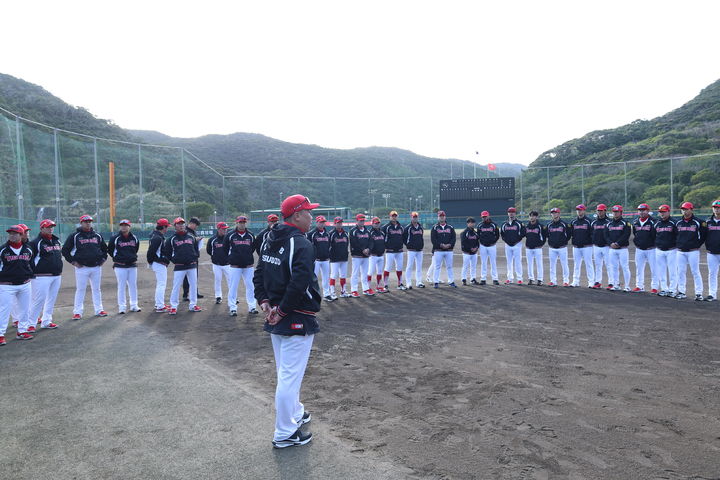 [서울=뉴시스] 1차 스프링캠프를 마친 프로야구 KIA 타이거즈. (사진=KIA 제공). 2026..02.21. *재판매 및 DB 금지