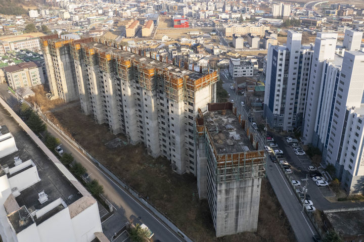 [구미=뉴시스] 북삼읍 JK아파트. (사진=칠곡군 제공) 2026.02.22 photo@newsis.com *재판매 및 DB 금지