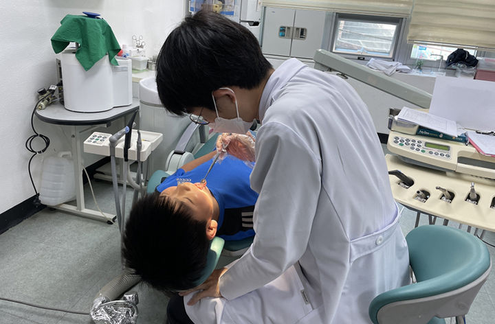 정선군 구강보건사업 모습.(사진=정선군 제공) *재판매 및 DB 금지