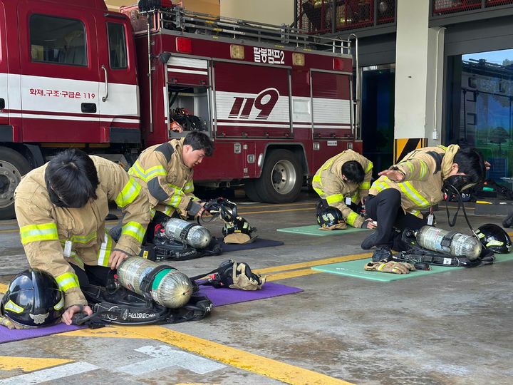 화재분야 전술훈련 평가 장면(사진=익산소방서 자료사진) *재판매 및 DB 금지