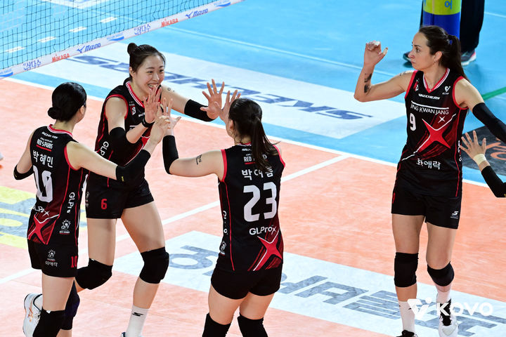 [서울=뉴시스] 여자 프로배구 정관장. (사진=KOVO 제공). 2026.02.22. *재판매 및 DB 금지