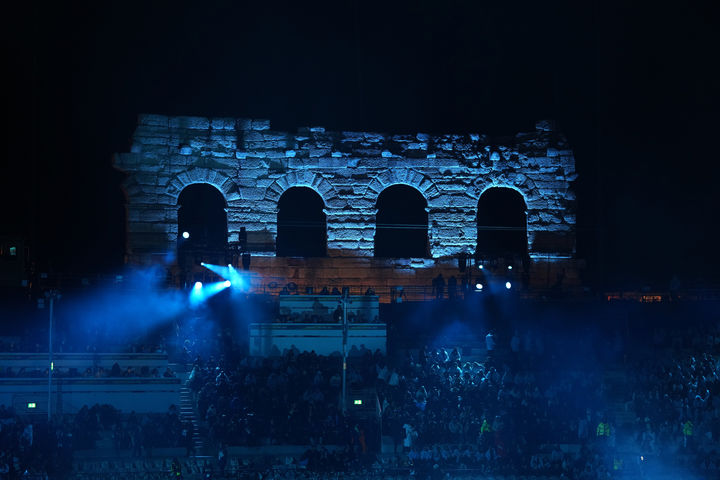 [베로나=AP/뉴시스]밀라노-코르티나담페초 동계올림픽 폐회식. 2026.02.22.