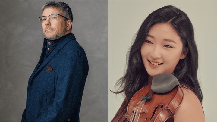 [서울=뉴시스] 지휘자 올라리 엘츠(왼쪽)와 바이올리니스트 박수예. (사진=국립심포니오케스트라 제공 ⓒKroot_Tarkmeel ⓒJino Park) 2026.02.23. photo@newsis.com *재판매 및 DB 금지