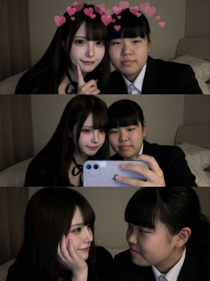 [뉴시스] 일본 젊은 층 사이에서 AI를 활용해 성형 전후 모습을 한 장의 사진으로 합성하는 이른바 'AI 성형 인증사진'이 유행하며 성형 조장 및 외모 지상주의에 대한 우려가 커지고 있다. (사진=X 캡처) *재판매 및 DB금지 *재판매 및 DB 금지