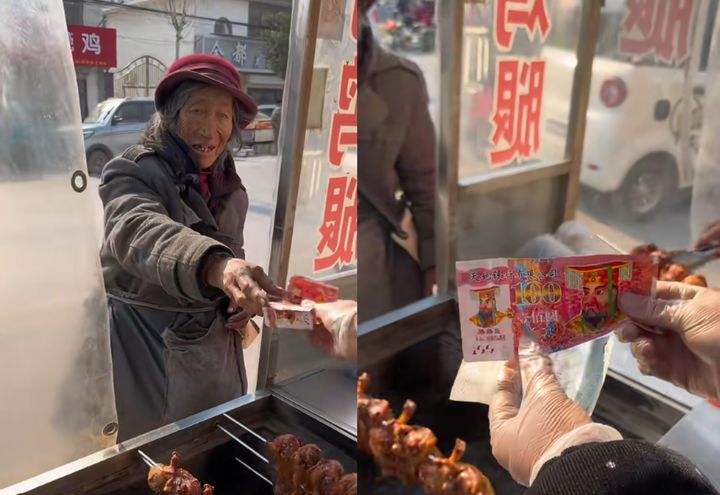 가짜 화폐 내밀어도 "괜찮다"…7년째 음식 내준 中 노점상