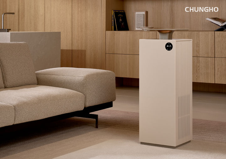 [서울=뉴시스]청호나이스 타워형 공기청정기 서밋타워.(사진=청호나이스 제공) 2026.02.23. photo@newsis.com *재판매 및 DB 금지