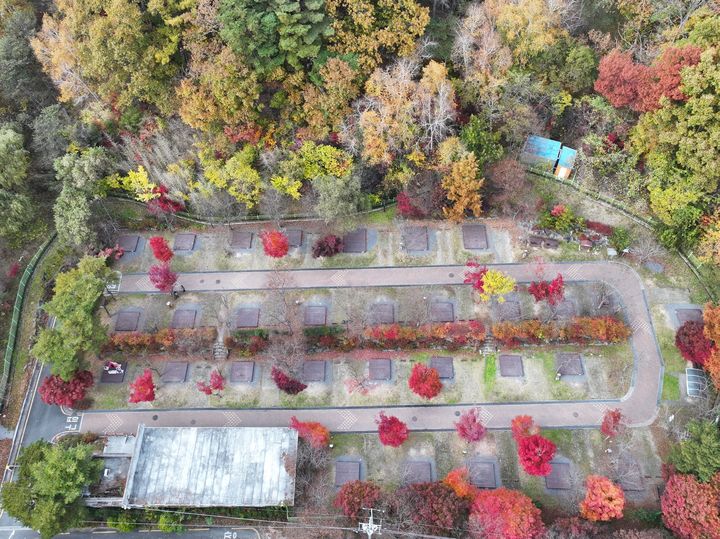 [대구=뉴시스] 대구 동구 도학동 도학야영장 드론 전경. (사진=팔공산국립공원동부사무소 제공) 2026.02.23. photo@newsis.com *재판매 및 DB 금지
