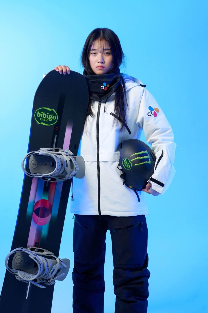 CJ가 후원하는 최가온이 밀라노·코르티나 동계올림픽 여자 스노보드 하프파이프 금메달을 획득했다. (사진=CJ 제공) *재판매 및 DB 금지