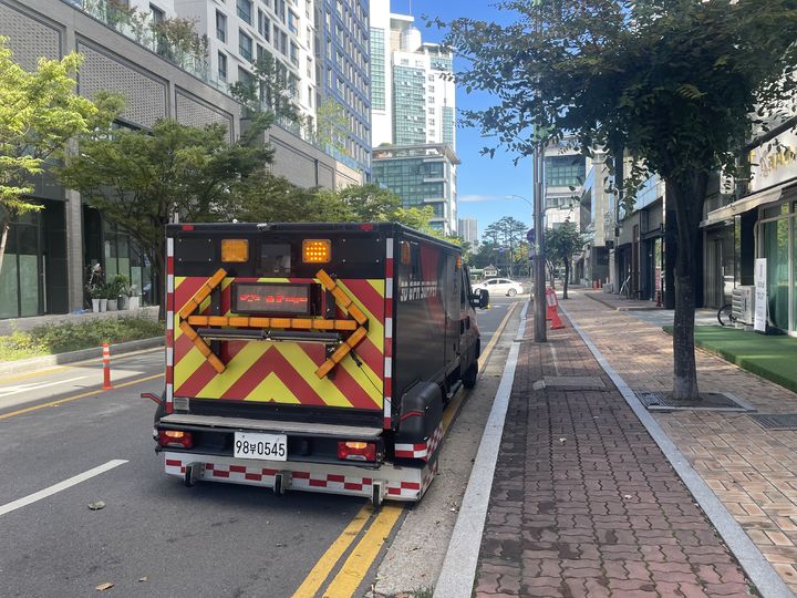 지반 침하 탐사 장비. (사진=연수구 제공) *재판매 및 DB 금지