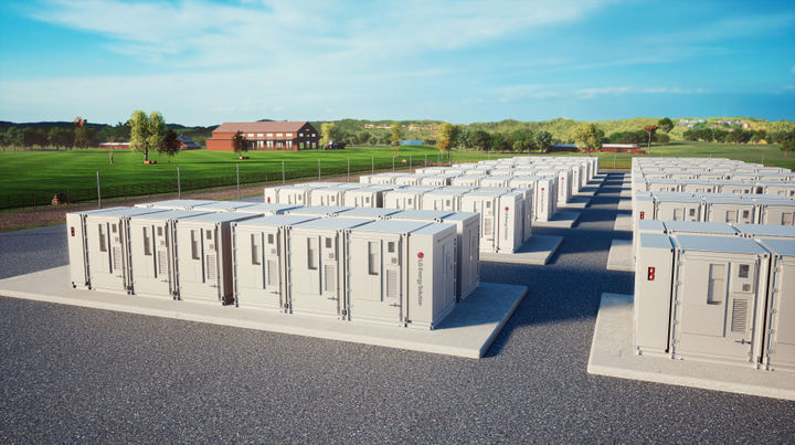 [서울=뉴시스] LG에너지솔루션의 전력망용 에너지저장장치(ESS) 배터리 컨테이너 제품. (사진=LG에너지솔루션 제공) 2026.02.24 photo@newsis.com *재판매 및 DB 금지