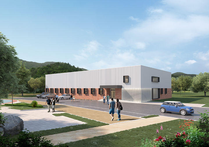 [양평=뉴시스] 경기 ㅇ야평군 옥천면 다목적체육관 조감도. (사진=양평군 제공) 2026.02.24. photo@newsis.com *재판매 및 DB 금지