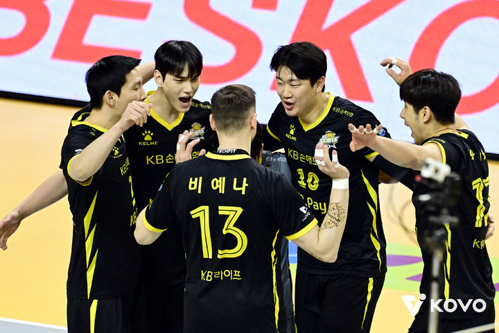 [서울=뉴시스] 남자 프로배구 KB손해보험. (사진=KOVO 제공). 2026.02.24. *재판매 및 DB 금지