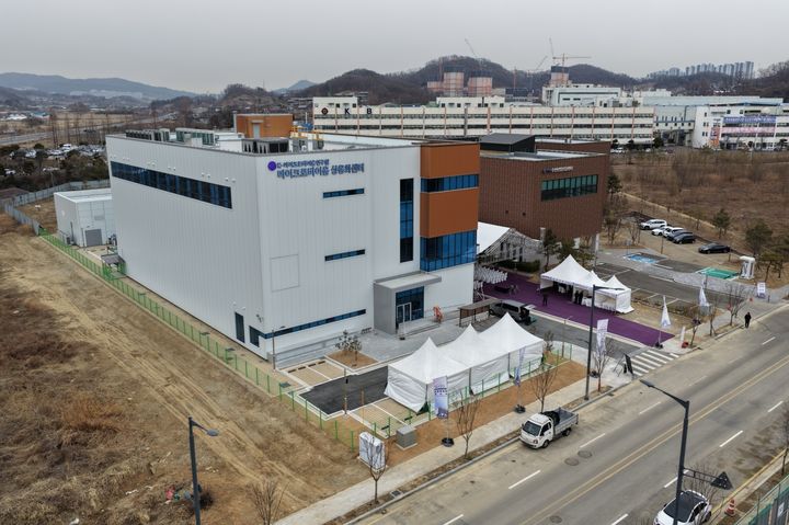 [아산=뉴시스] 아산시 바이크로바이옴 상용화센터 전경. (사진=아산시 제공) 2026.02.25 photo@newsis.com *재판매 및 DB 금지