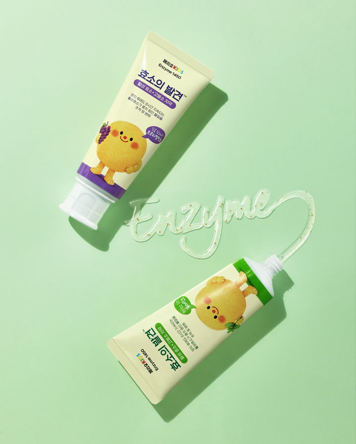 [서울=뉴시스] LG생활건강 '페리오 키즈 효소의 발견' 치약. (사진=LG생활건강 제공) *재판매 및 DB 금지