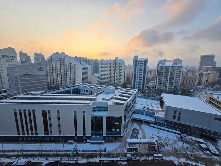 [뉴시스] 올해 2월 청담고 전경. (사진=서초구청 제공) *재판매 및 DB 금지