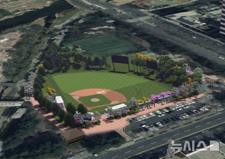 [성남=뉴시스]성남시 황새울체육공원 리틀야구장 조성 조감도(사진=성남시 제공)2026.02.25.photo@newsis.com
