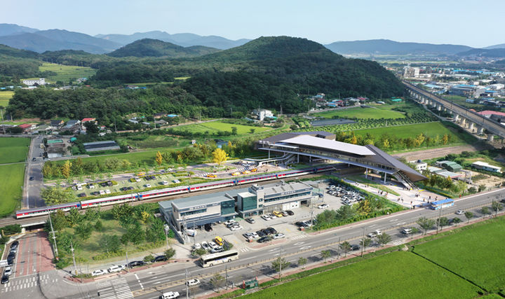 [대구=뉴시스]대구~경북 광역철도 북삼역 조감도(사진=대구시 제공) 2026.02.25 PHOTO@NEWSIS.COM *재판매 및 DB 금지