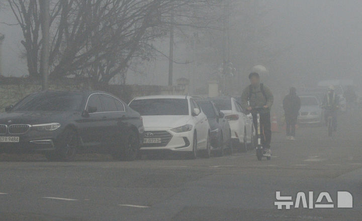 충남권 아침 짙은 안개…아침 최저 -3도, 낮 최고 13도