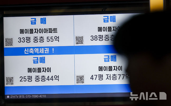 [서울=뉴시스] 정병혁 기자 = 25일 서울시내 한 부동산에 매물 안내문이 붙어있다. 2026.02.25. jhope@newsis.com