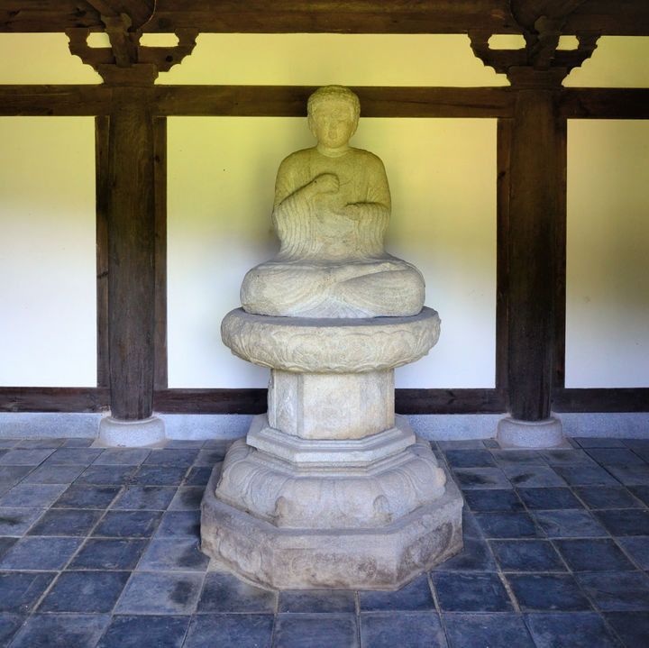 [서울=뉴시스] 임실 진구사지 석조비로자나불좌상 (사진=국가유산청 제공) 2026.02.26. photo@newsis.com *재판매 및 DB 금지