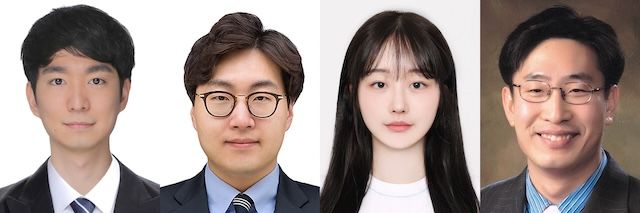 [서울=뉴시스] (왼쪽부터) 고려대 배터리스마트팩토리학과 이두봉 박사과정(제1저자), 가천대 박진우 교수(제1저자), 가천대 화공생명공학과 김은지 학부연구생(참여저자), 고려대 김웅 교수(교신저자). (사진=고려대 제공) 2026.02.26. photo@newsis.com *재판매 및 DB 금지
