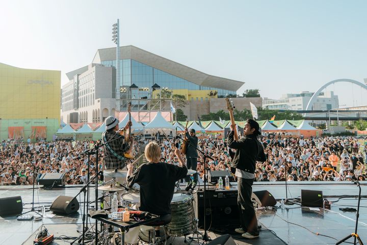 지난해 6월 열린 ‘아시안 팝 페스티벌 2025’의 야외 공연 모습. (사진=파라다이스문화재단) *재판매 및 DB 금지