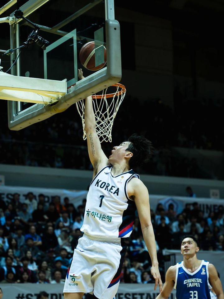 [서울=뉴시스] 한국 남자 농구 대표팀의 이현중. (사진 = FIBA 제공) *재판매 및 DB 금지