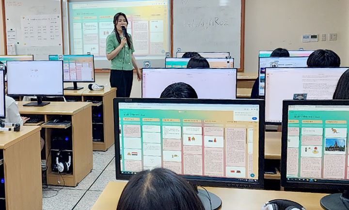 [광주=뉴시스] 광주인재평생교육진흥원 '찾아가는 인공지능(AI)·디지털 문해교육-한글햇살버스' 운영기관 선정. (사진=광주인재평생교육진흥원 제공). photo@newsis.com *재판매 및 DB 금지