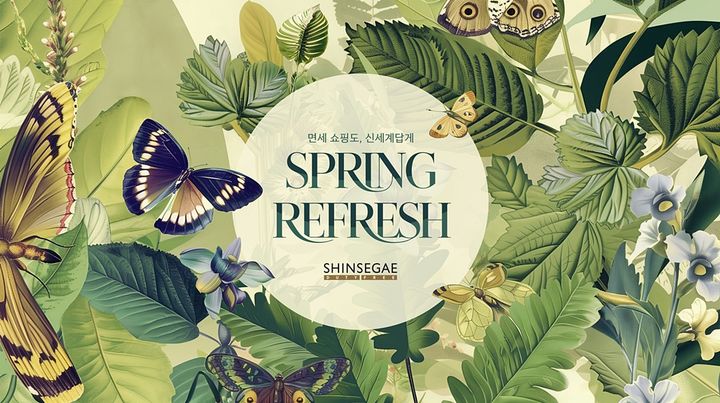 [서울=뉴시스] 신세계면세점 봄 시즌 캠페인 ‘SPRING REFRESH’ 이미지 (사진=신세계면세점 제공) 2026.02.26. photo@newsis.com *재판매 및 DB 금지 *재판매 및 DB 금지