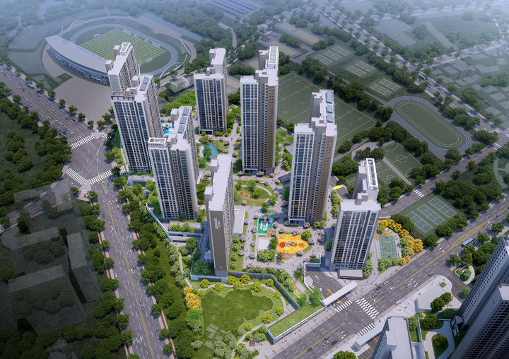 경산 상방공원 호반써밋 1단지 조감도 (사진=호반건설 제공) *재판매 및 DB 금지