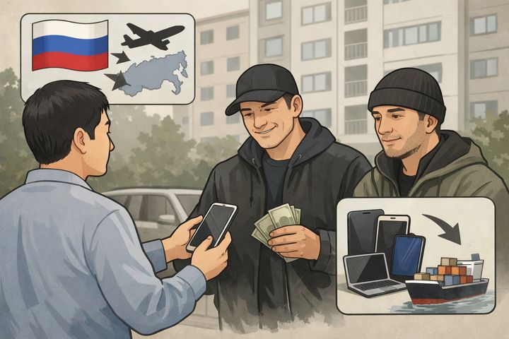 "러시아인이 아파트에"…중고아이폰 100만원에 산 이유