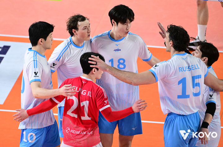 [서울=뉴시스] 남자 프로배구 대한항공. (사진=KOVO 제공). 2026.02.27. *재판매 및 DB 금지