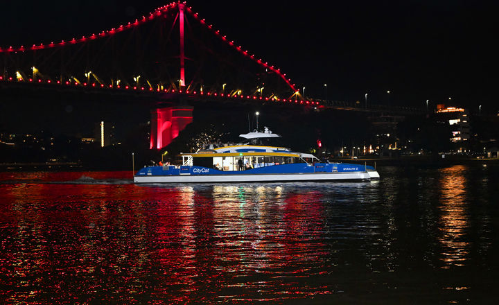 [뉴시스] 호주 브리즈번 강에서 운항 중인 시티캣의 모습. (사진=서울시 제공) *재판매 및 DB 금지