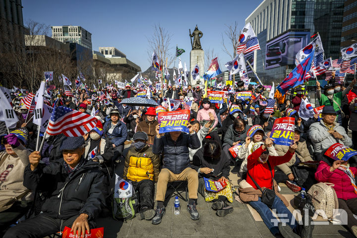 자유통일을 위한 광화문 국민대회 [뉴시스Pic]