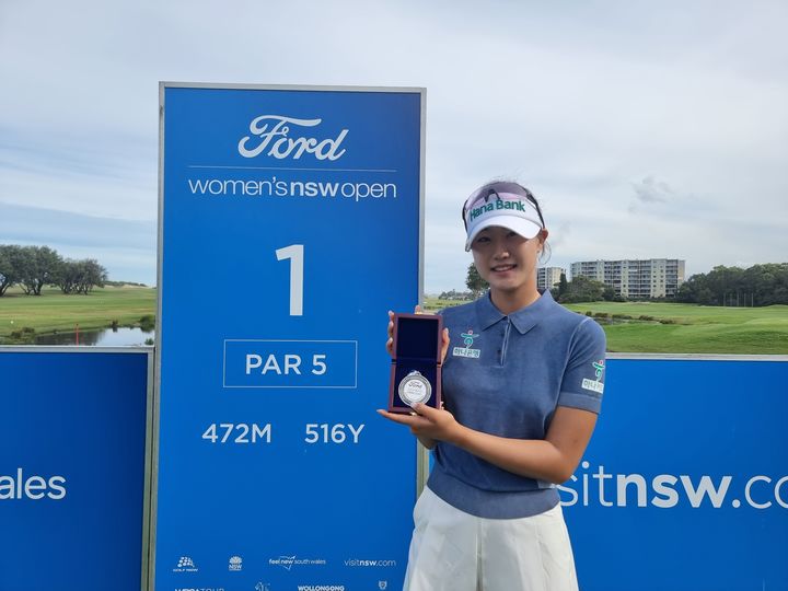 [서울=뉴시스] 유럽여자프로골프투어 포드 위민스 NSW 오픈에서 준우승을 차지한 오수민. (사진=프레인스포츠 제공). 2026.03.01. *재판매 및 DB 금지