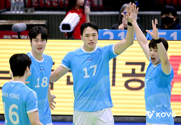 [서울=뉴시스]프로배구 대한항공 임동혁. (사진=KOVO 제공)