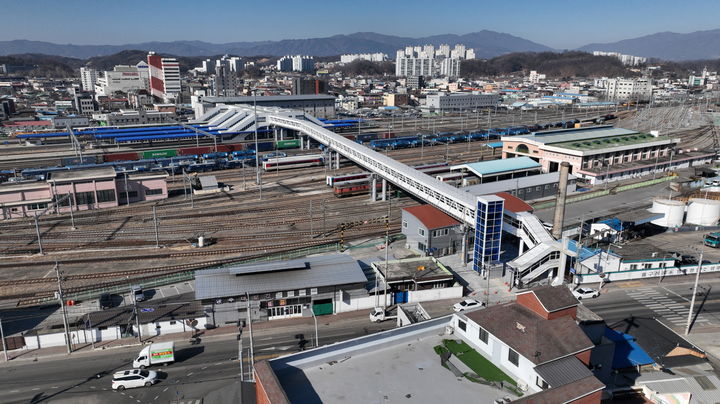 [영주=뉴시스] 영주역 안전연결통로 (사진=영주시 제공) 2026.03.03. photo@newsis.com *재판매 및 DB 금지