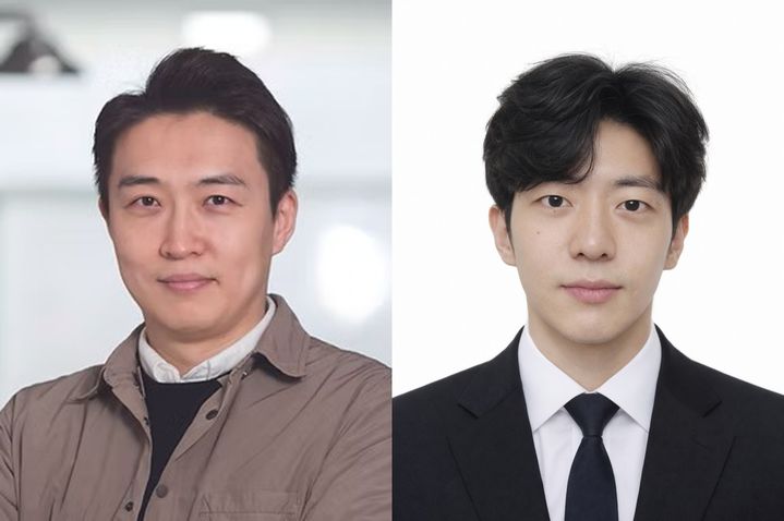 [울산=뉴시스] UNIST 연구진. 강주헌 교수(좌측)와 브라이언 최 연구원. (사진=UNIST 제공) photo@newsis.com *재판매 및 DB 금지