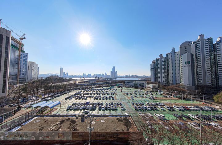 [뉴시스] 마포유수지 공영주차장. (사진=마포구 제공) *재판매 및 DB 금지