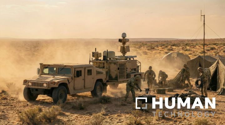 기동형 안티드론 시스템. (사진=휴먼테크놀로지) *재판매 및 DB 금지