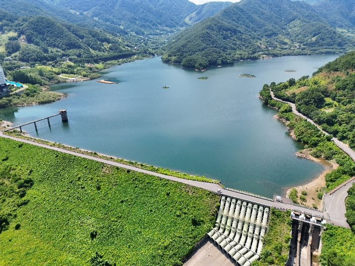 경남 하동군 하동저수지.(사진=경남도 제공) 2026.03.03. *재판매 및 DB 금지