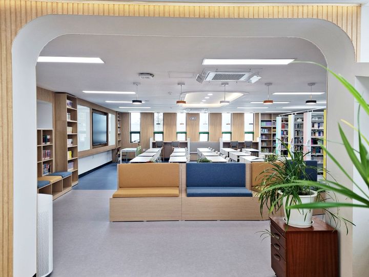 [수원=뉴시스] 세류중 도서관. (사진=수원교육지원청 제공) 2026.03.03. photo@newsis.com *재판매 및 DB 금지