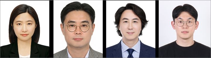 [대전=뉴시스](왼쪽부터)KIOST 스쿨 장미 교수, KIMS 스쿨 박성규 교수, KRIBB 스쿨 고경철 교수, KISTI 스쿨 이동근 교.(사진=UST 제공) *재판매 및 DB 금지