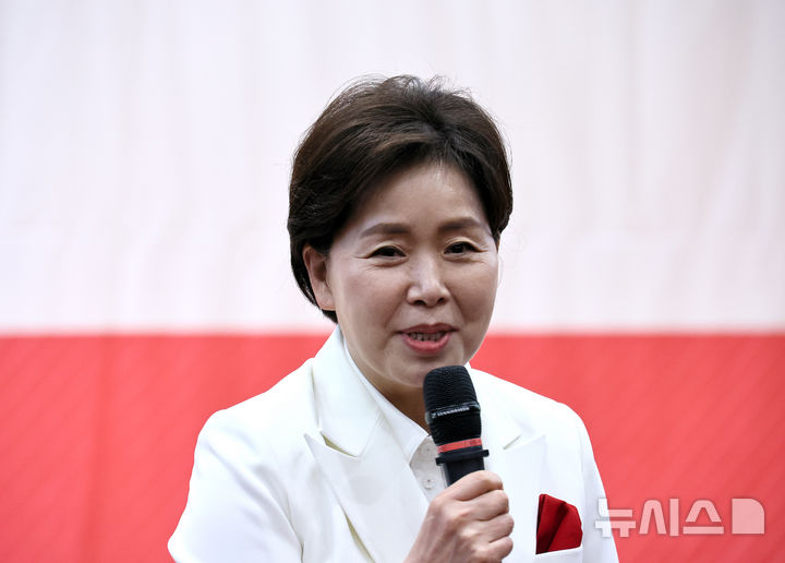 [서울=뉴시스] 김금보 기자 = 양향자 국민의힘 최고위원이 3일 오후 서울 여의도 국회 소통관에서 열린 자신의 출판기념회 '2030경기도'에서 발언을 하고 있다. 2026.03.03. kgb@newsis.com