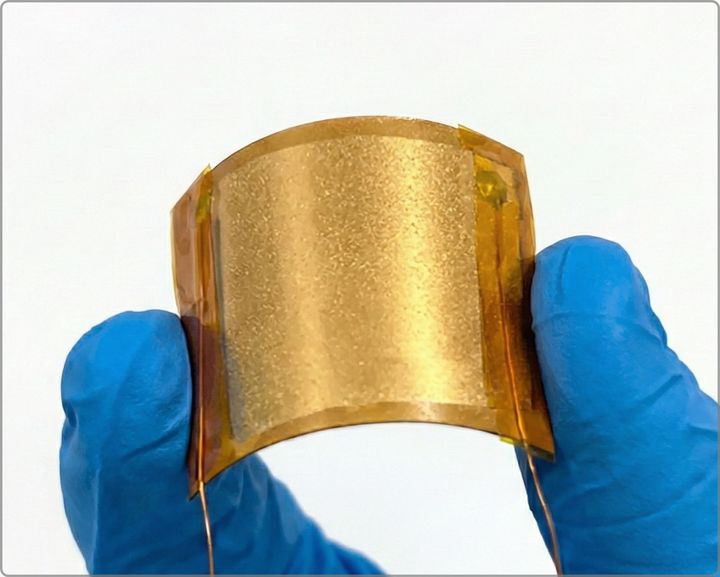 [대전=뉴시스] 친환경 압전소재 기반 에너지 하베스터 소자.(사진=원자력연구원 제공) *재판매 및 DB 금지