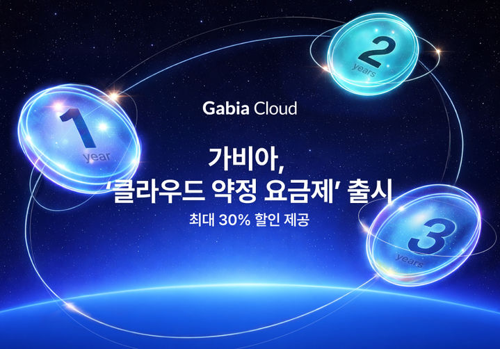 [서울=뉴시스] 가비아가 기업 고객의 인프라 운영 부담을 낮추고자 '가비아 클라우드 약정 요금제'를 출시했다고 4일 밝혔다. (사진=가비아 제공) *재판매 및 DB 금지